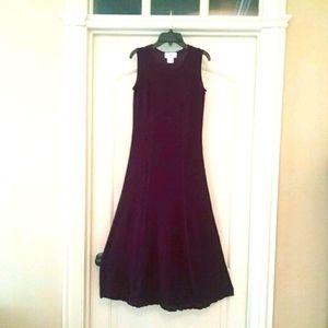 Ladies aubergine sleeveless summer maxi dress